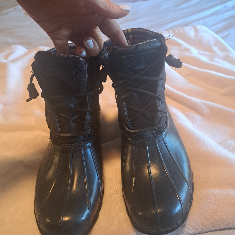 Sperry Black Boots